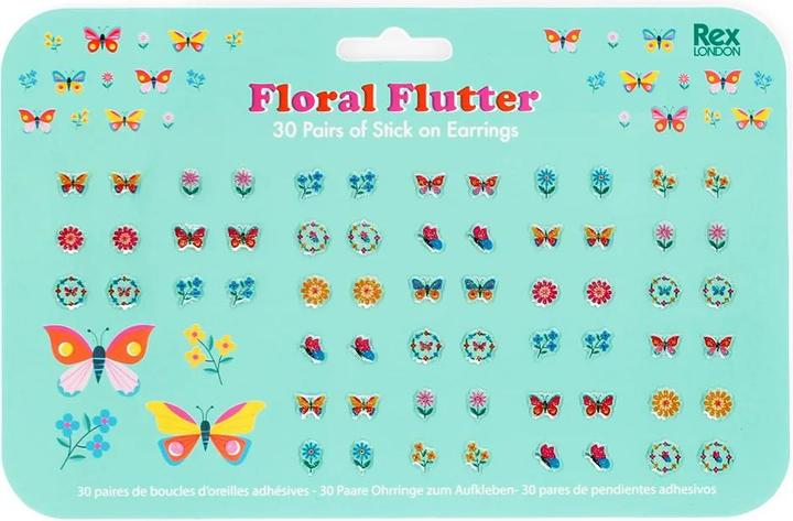 Produktbild Rex London Stick on Earrings Floral Flutter (Klebstoff, Kunststoff)