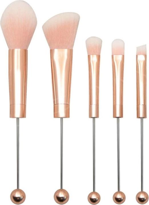 Actual product image König Design Make up brush set 5 pcs make up brushes cosmetic brushes eyeshadow cosmetics new (Foundation)