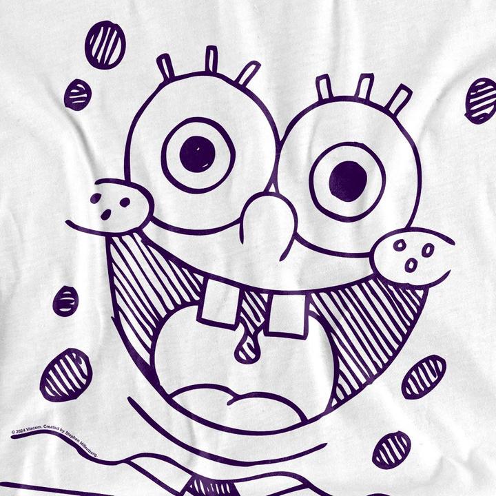 Immagine prodotto Spongebob Squarepants Grin Maglietta Penna in Feltro Uomo (4XL)