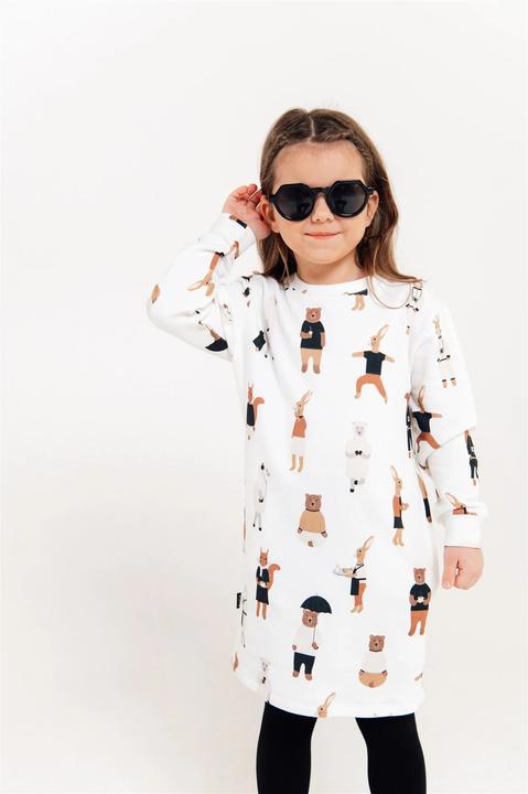 Image du produit Hebe Warmes Sweatshirt-Kleid mit Tiermotiv (74)