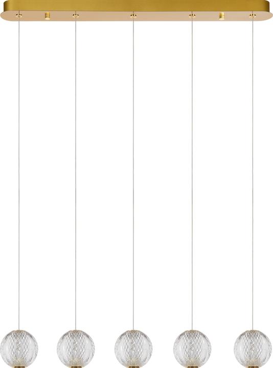 Actual product image Lucide CINTRA - Pendant luminaires - LED - 1x21W 2700K - Transparent 13499/21/60 (290 lm)