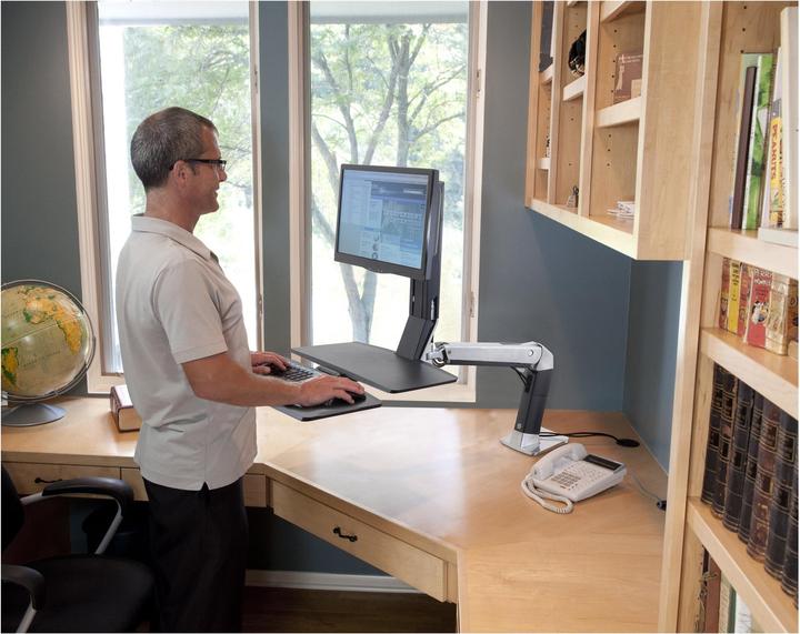 Produktbild Ergotron WORKFIT-A II, LD, 5" (Tisch, 27")