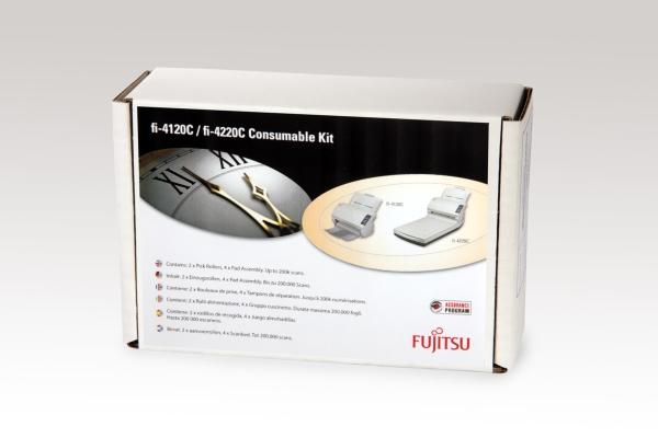 Fujitsu Consumablekit FI-4120C/FI-4220C 2 x Pick Roller (PA03289-0001)/ 4 x Pad Assy (PA03289-0003)/ total m