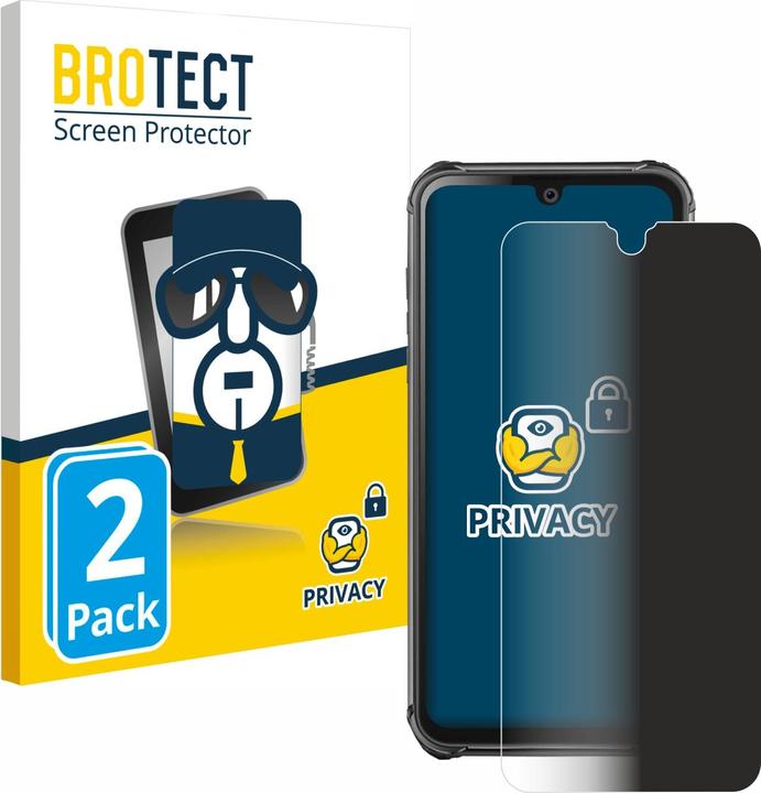 Immagine prodotto BROTECT Pellicola privacy antispia Pellicola di protezione dalla luce blu (2 Pezzo/i, Blackview BV9800 Pro)