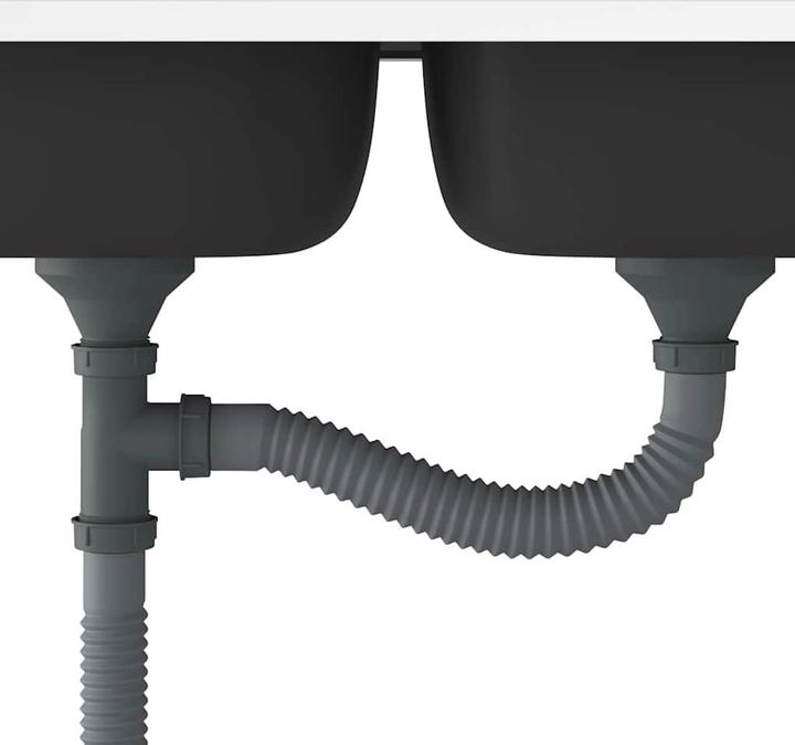 Produktbild VidaXL Edwin (Einbauspüle, 39 cm, 60 cm)