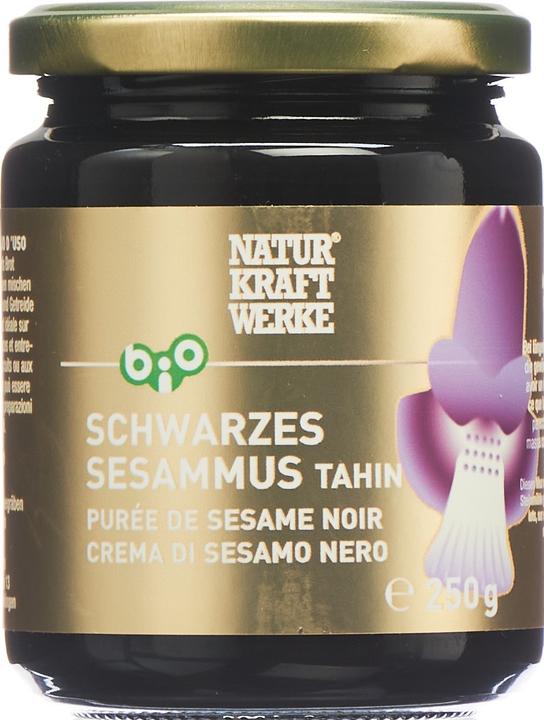 Produktbild NaturKraftWerke Schwarzes Sesammus Tahin (250 g)