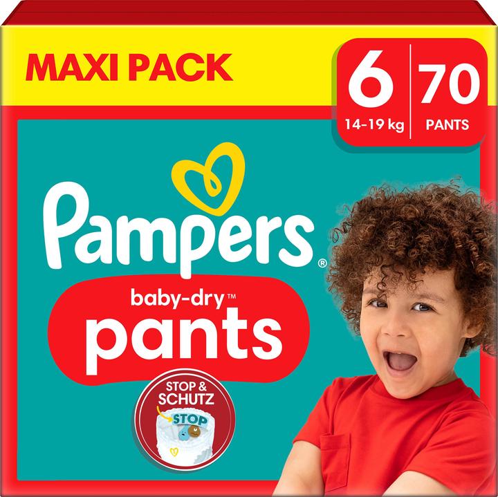 Produktbild Pampers Baby-Dry Pants (Gr. 6, Halbmonatsbox, 70 Stück)
