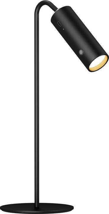 Immagine prodotto Emke LED Tischlampe kabellos, 6-in-1, dimmbar, Touch LED, Schwarz, 3 Farbmodi, magnetische Wandleuchte, U