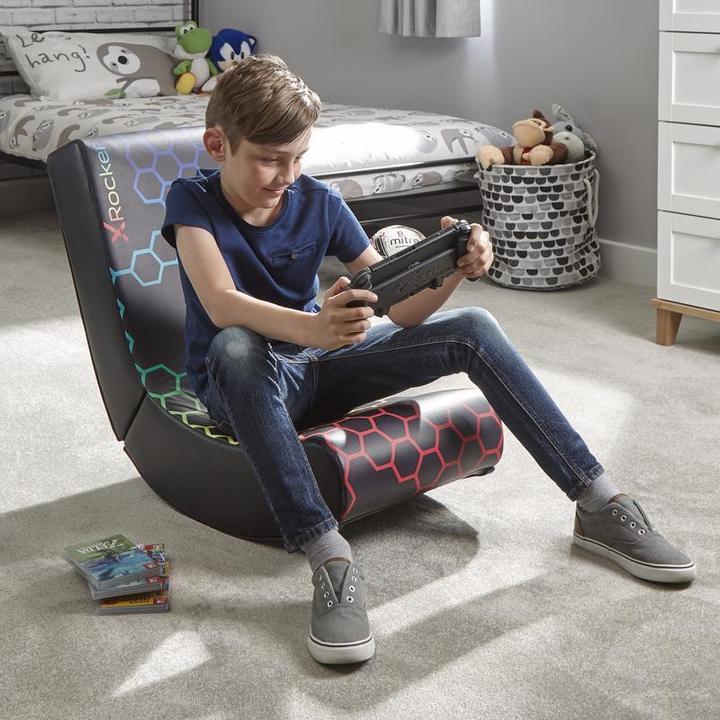 Image du produit X Rocker Siège de jeu pliable Video Rocker Neo Hex Edition
