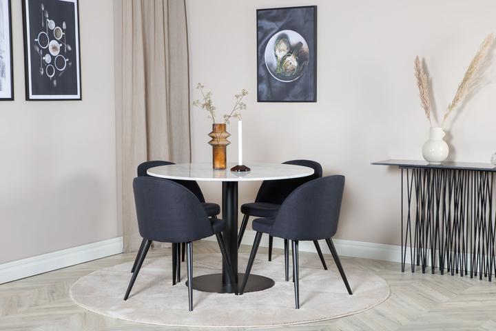 Produktbild Ebuy24 Essgruppe Estelle 78 (5-teilig) (106 x 106 x 75 cm)