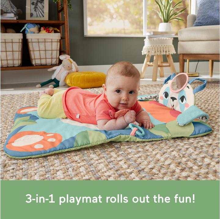 Produktbild Fisher-Price Rolli-Roll Panda Spielmatte