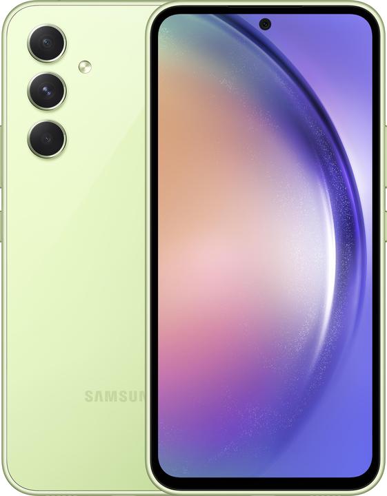 Productafbeelding Samsung Galaxy A54 (256 GB, Geweldige limoen, 6.40", Hybride dubbele SIM, 50 Mpx, 5G)
