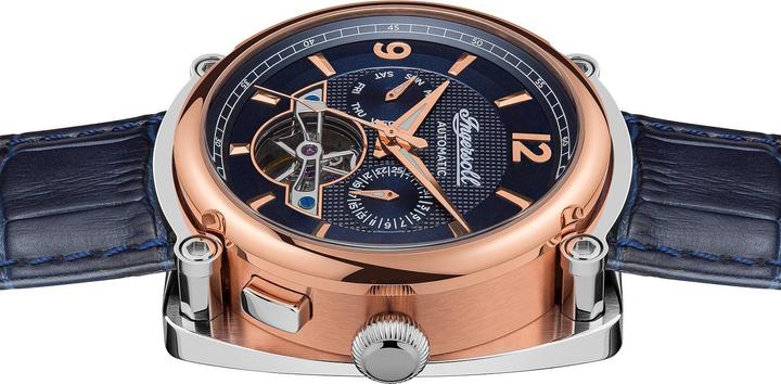 Actual product image Ingersoll 1892 Ingersoll I01101B The Michigan Automatic 45mm 5ATM (Analogue wristwatch, 42 mm)