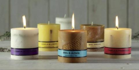 Actual product image Cereria Molla Washing Machine, Candle, 8 x 9 cm, Ceramic