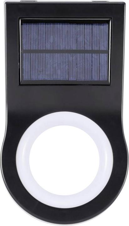 Produktbild Sygonix SY-5653638 Solar-Aussenwandleuchte mit Bewegungsmelder Neutralweiss Schwarz (200 lm, IP44)