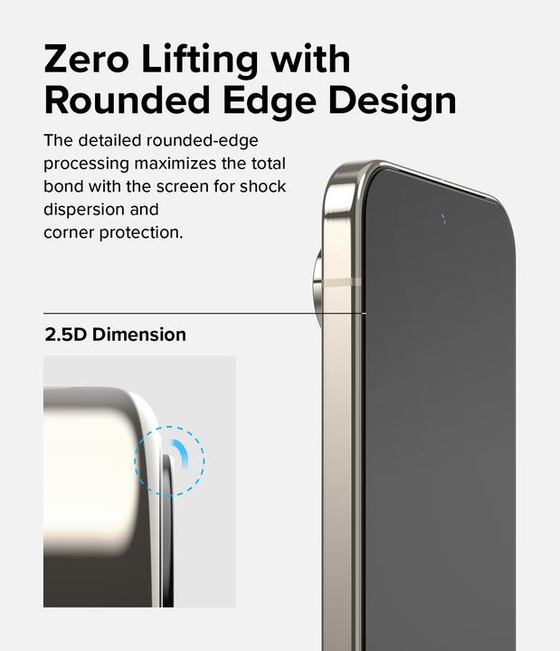 Actual product image Ringke Screen Protector for Pixel 9 Pro XL EASY SLIDE TEMPERED GLASS 2 pack, w installation Jig (2 Piece, Google Pixel 9 Pro XL)