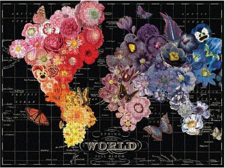 Actual product image Abrams & Chronicle 51202 - Wendy Gold Full Bloom - Puzzle, 1000 pieces (EN edition) (1000 pieces)