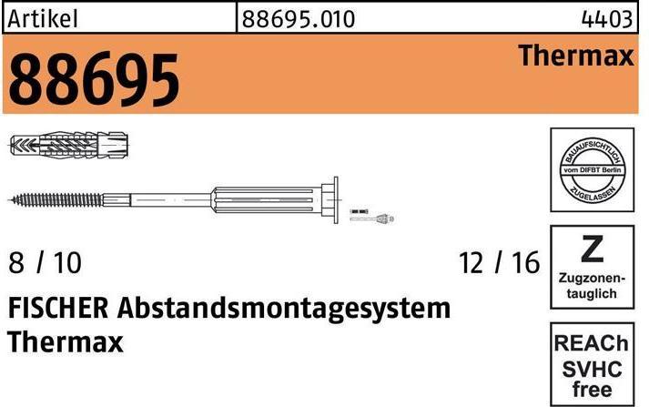 Image du produit Fischer Module de séparation thermique Thermax 8/10 (20 pcs)