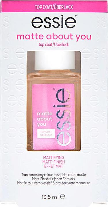Produktbild Essie Top Coat matte about you - Matte Nagel-Überlack Transparent (Matte about you)