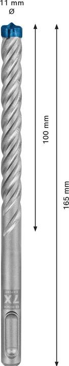 Productafbeelding Bosch Professional Zubehör Expert SDS plus-7X klopboormachine, 11 x 100 x 165 mm (11 millimeter)
