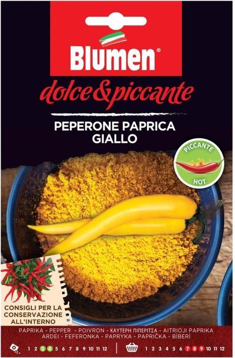 Actual product image Blumen Samen Paprika Paprico Giallo, Bio: Nein, Aussaatzeit: April (Vegetable seeds)
