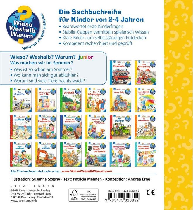 Produktbild Ravensburger Was machen wir im Sommer? (Deutsch, Patricia Mennen, 2018)