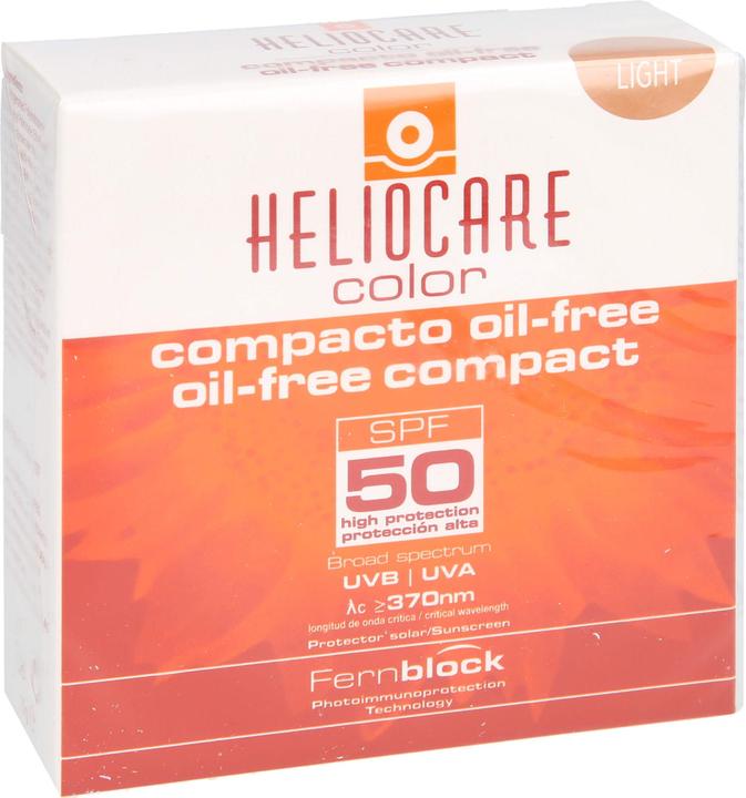 Image du produit Heliocare COLOR COMPACTO OIL-FREE SPF50 #light 10 gr (Crème solaire visage, SPF 50, 68 g)