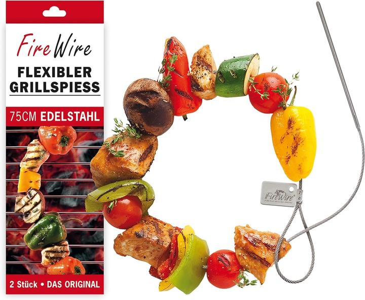 Actual product image FireWire Flexible barbecue skewers set of 2