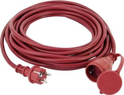 REV 0063169 Verlengkabel 16 A rood 10 m (10 m, CEE 7/3)