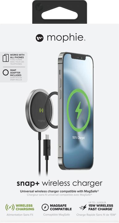 Actual product image mophie SNAP&WIRELESS - Pad (15 W)