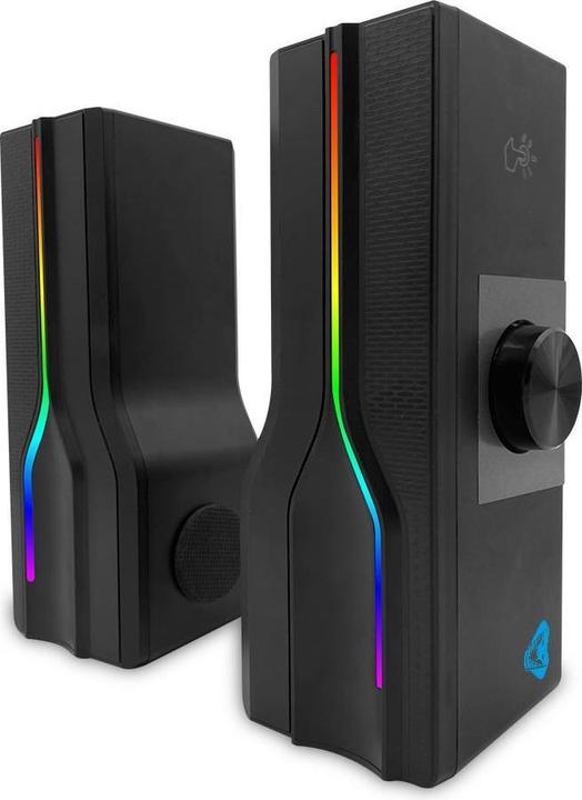 Actual product image Media-Tech COBRA PRO ARAGOR 2.0 - Convertible 2 in-Line Input and Bluetooth Dual-Game 2.0 Speakers (8 W, 2.0 Channel)