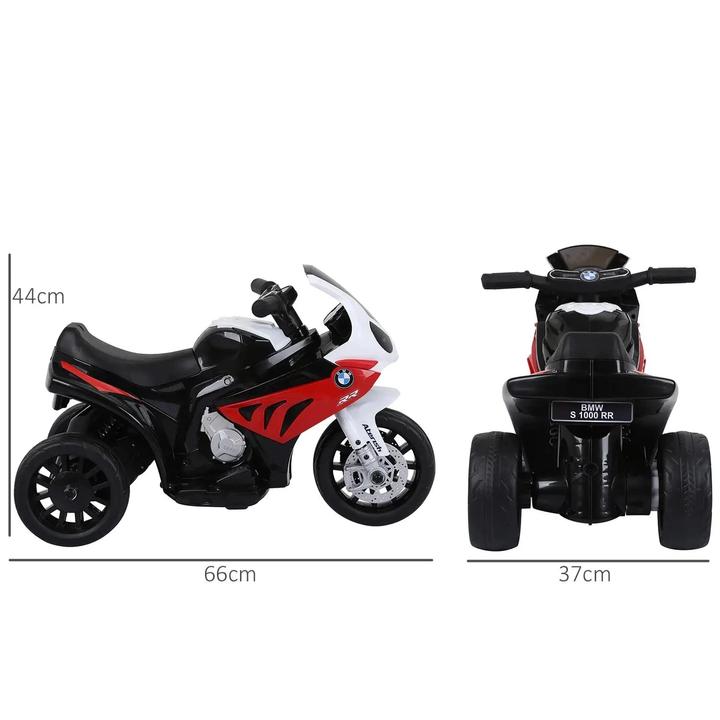 Produktbild Homcom Kinder Elektro Motorrad mit Licht- und Soundeffekte BMW S1000 RR Rot (6 V)