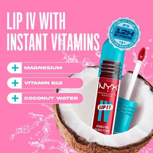 Actual product image NYX Professional Make-Up Lip IV (11 Red-y.Set.Wet)