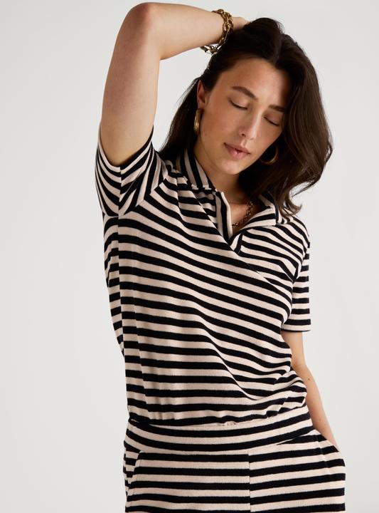 Produktbild Calida Lounge Stripe Polo-Shirt (XS)
