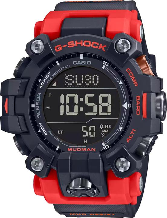 G-Shock GW-9500-1A4ER (Chronograph, Power reserve display, Digital watch, 53 mm)