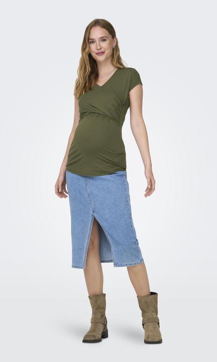 Actual product image Only Maternity Mum wrap effect top