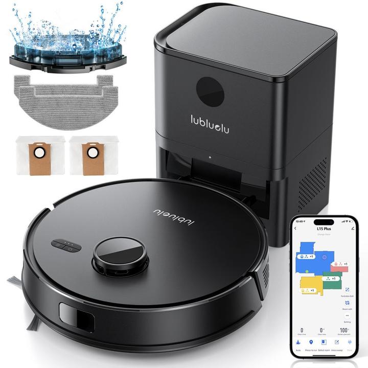 Lubluelu Vacuum cleaner L15 Plus robot vacuum cleaner with self-empty station (Saugroboter)