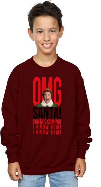 Produktbild Elf OMG Santa I Know Him Sweatshirt Jungen (128)