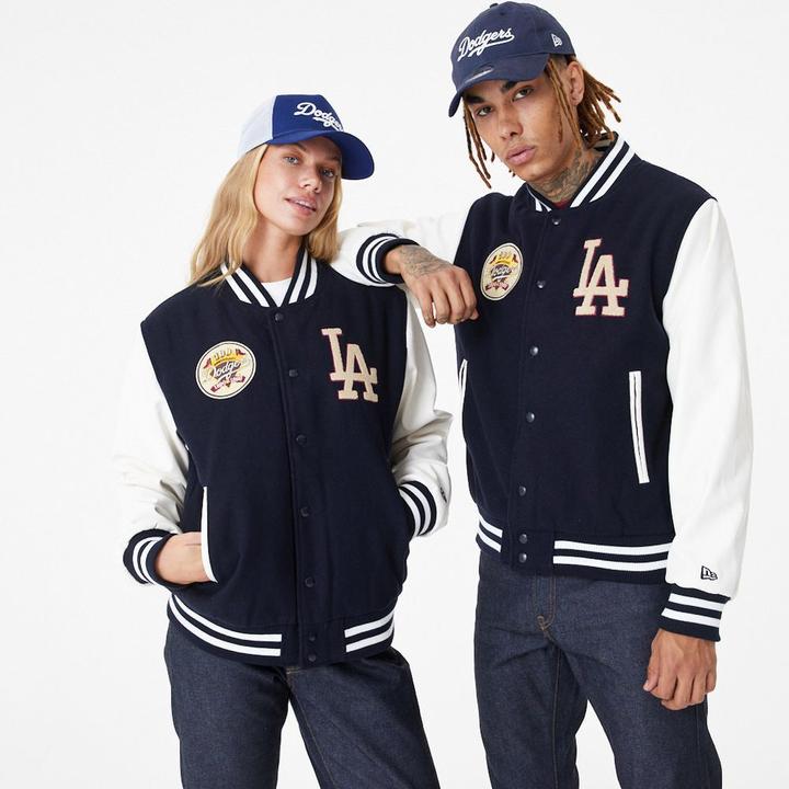 Produktbild New Era MLB Los Angeles Dodgers Large Logo Varsity Bomberjacke Herren (XL)