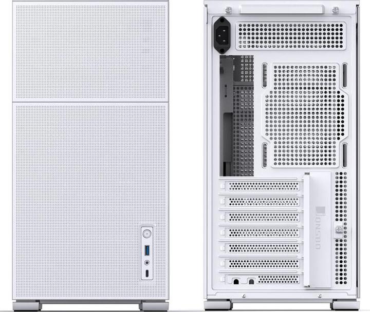 Actual product image Jonsbo D41 MESH White (mATX, DTX, Mini-ITX, ATX)