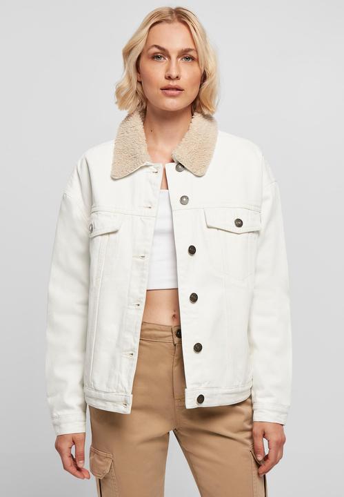 Produktbild Urban Classics Ladies Oversized Sherpa Denim Jacket - 19395 (3XL)