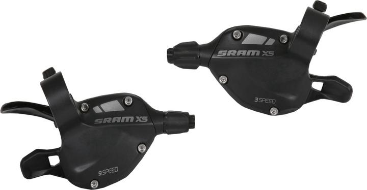 Actual product image Sram X5 trigger shift lever, 9-speed/3-speed, black