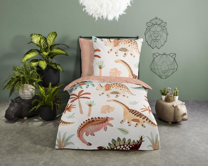 Actual product image Good Morning Dino (Bedding set, 140 x 200 cm, 70 x 90 cm)