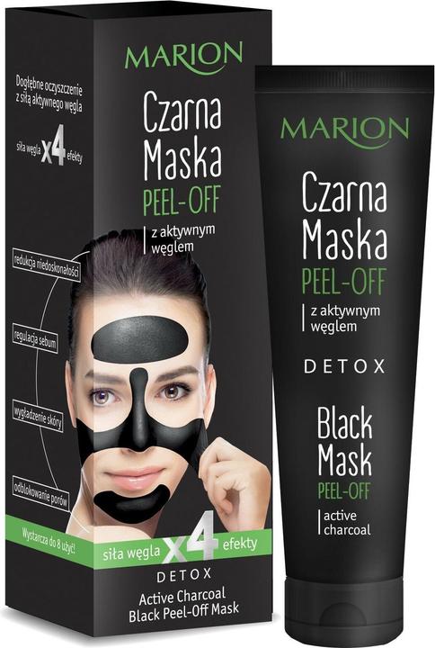 Marion Detox Pell-Offack Mask Cleansing Face Mask With Activated Charcoal 25G