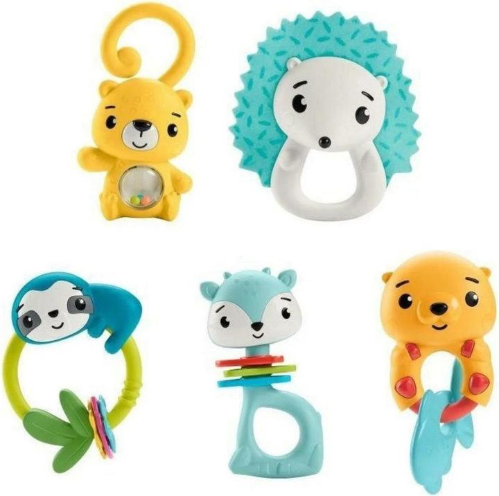 Actual product image Fisher-Price Animal activity teething rings assorted