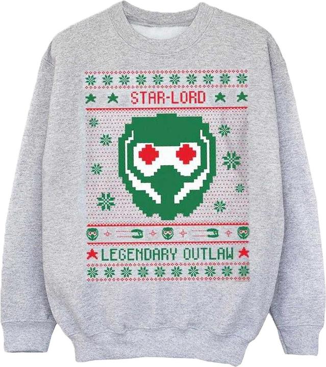 Guardians Of The Galaxy Vol. 2 Star Lord Fair Isle Sweatshirt Jungen