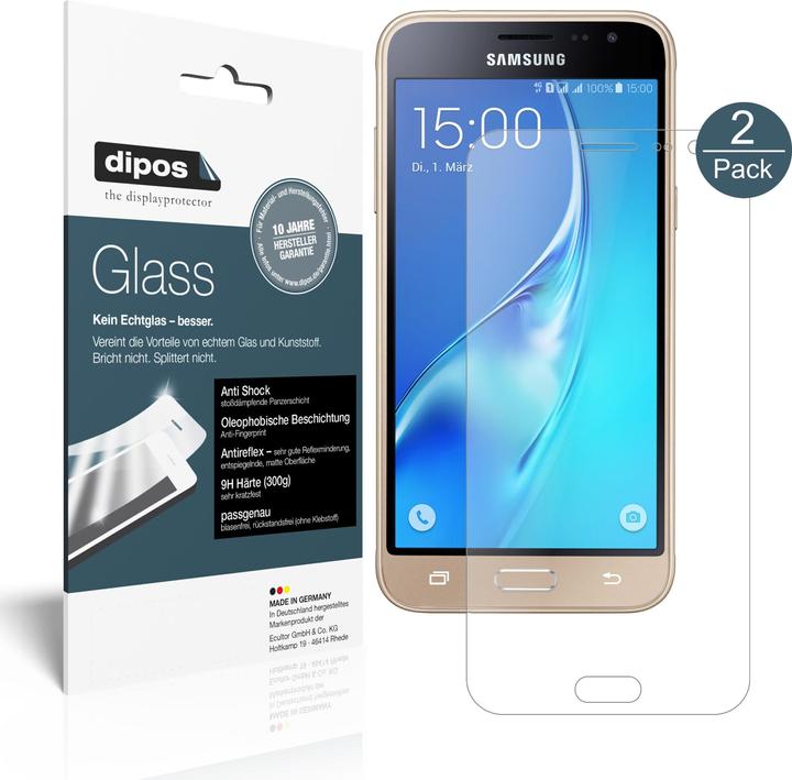 Actual product image Dipos Screen Protector Anti-Shock (1 Piece, Samsung Galaxy J3 (2016))
