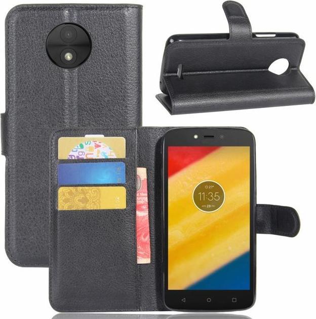 Immagine prodotto MU Classic Copertina in pelle con texture litchi (Motorola Moto C Plus)