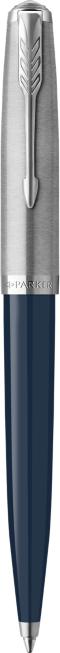 Actual product image Parker Ballpoint pen 51 Midnight C.C. M (Stainless steel, Blue, 1 x)
