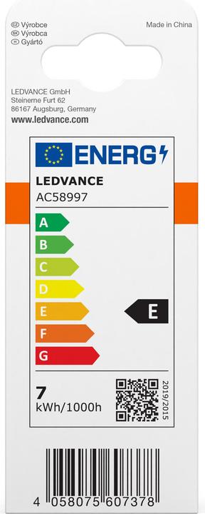 Energy Label Osram Special T Slim (GU10, 7 W, 806 lm, 6 x, E)